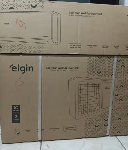 Ar Condicionado Split Elgin Eco Inverter II WiFi 12000 BTUs Quente e Frio 220V