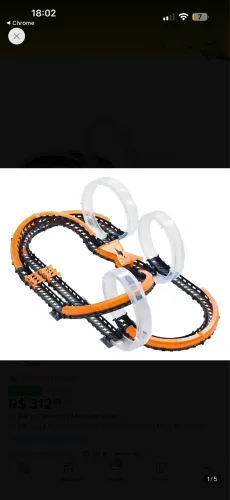 Pista hotweels Wave racers seminovo
