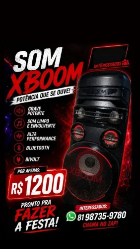 Som xboom semi novo