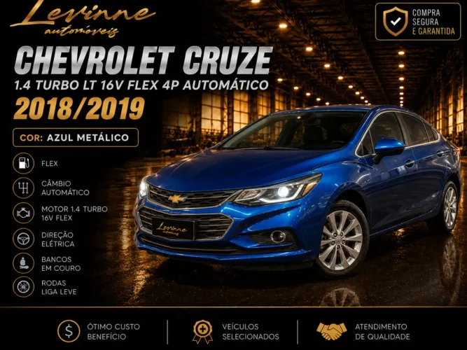 Chevrolet Cruze LT 1.4 16V Turbo Flex 4P Aut. 2019