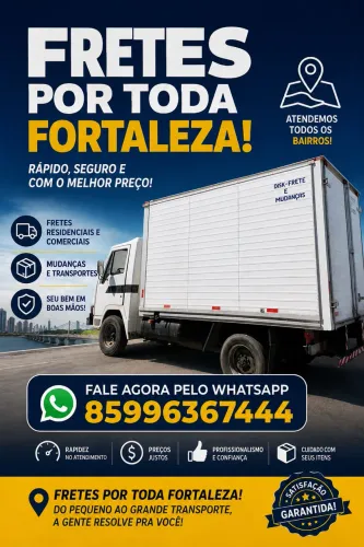? FRETES E MUDANÇAS EM TODA FORTALEZA!