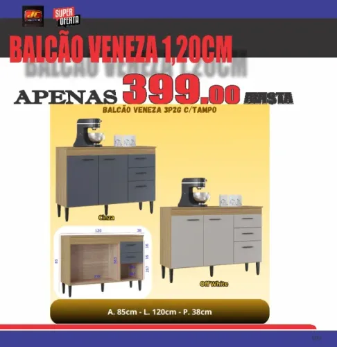 BALCÃO DE COZINHA VENEZA