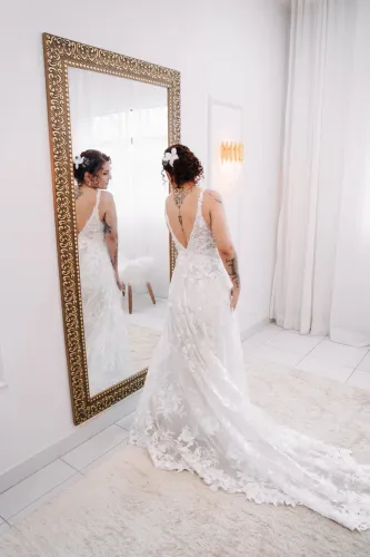 Vestido de Noiva Noivas e Grinaldas perfeito