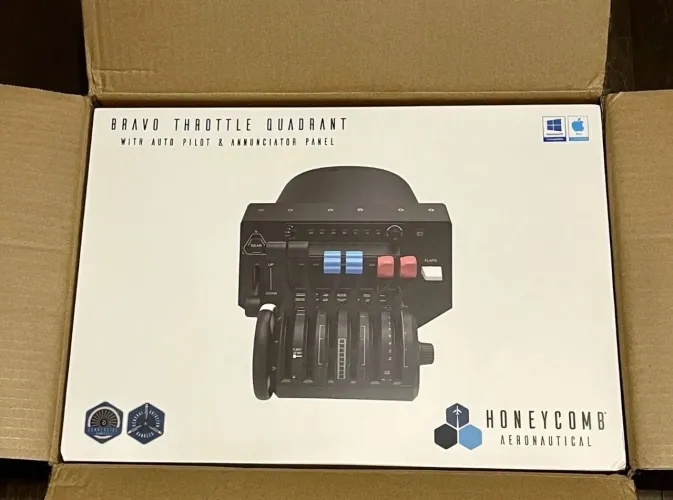 Honeycomb Throttle Simulador de voo, na Caixa! 