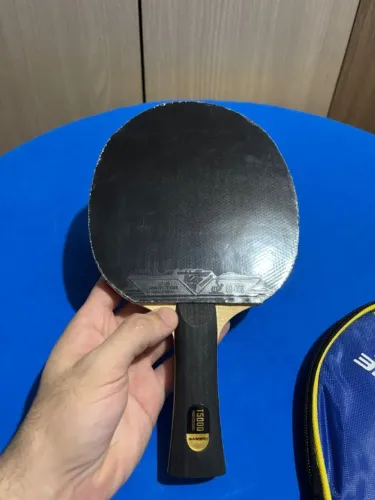 Raquete de Tênis de Mesa ITTF + Raqueteira