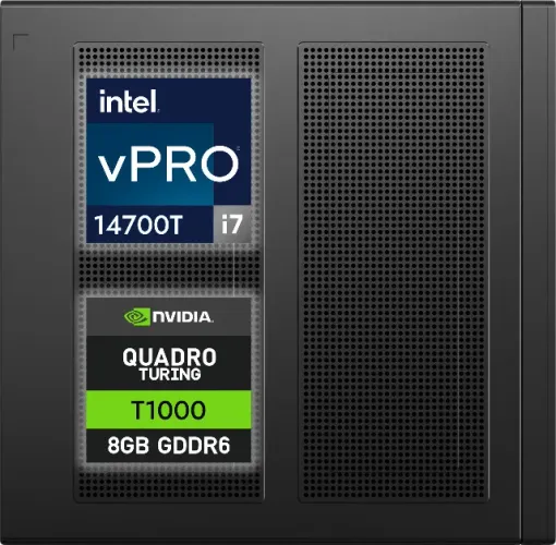 Mini Pc Thinkcentre M90q Gen5 i7-14700T 64GB DDR5 NVME 1TB NVIDIA T1000 (Thinkstation Mod)