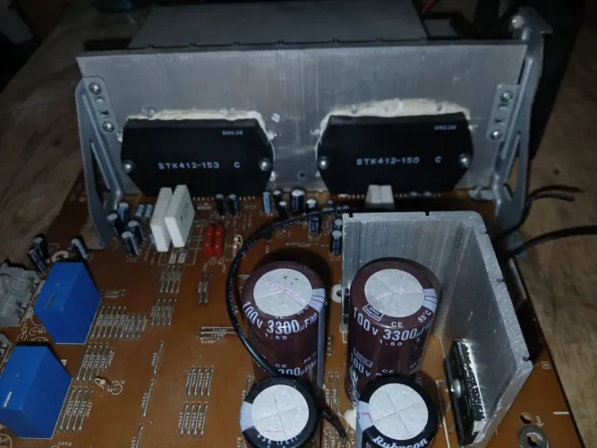 Placa amplificadora som sony zux9 funcionando