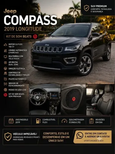 Jeep Compass Longitude 2.0 4X2 Flex 16V Aut. 2019