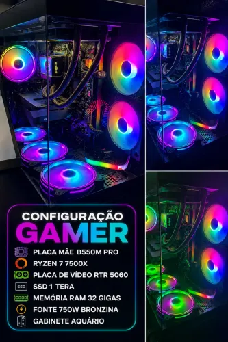 Pc Gamer de alto padrão e de se desempenho