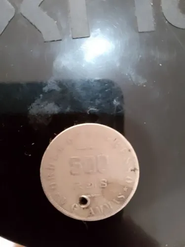 Moeda antiga 500 réis