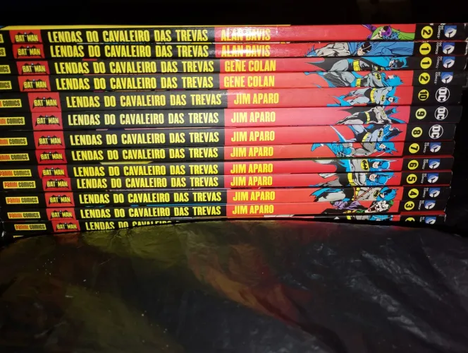 Coleção 16 HQ Batman Lendas do cavaleiro Jim Aparo Gene Colan Alan Davis e archie Goodwin