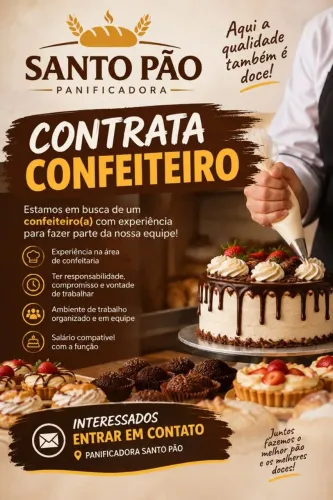 Fixo ou taxa confeiteiro/a