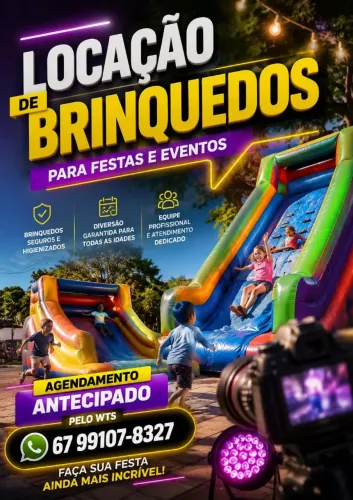 Locação de Brinquedos para festas e eventos
