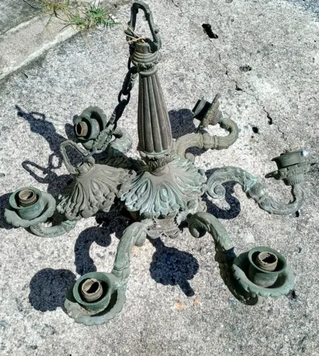 Luminária em metal 