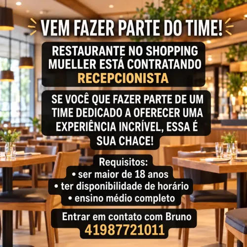 Oportunidade de emprego