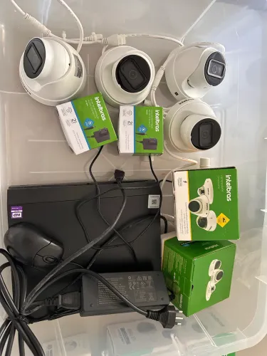 Câmeras de monitoramento e DVR