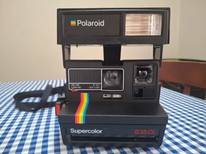 Câmera Polaroid Supercolor 635 CL Relíquia - Retirada Asa Norte