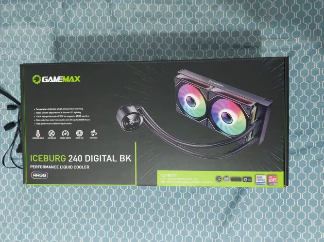 Watercooler ICEBURG 240 DIGITAL BK GAMEMAX