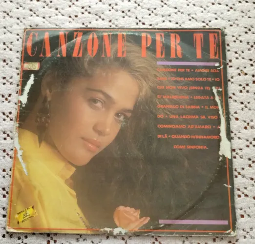 Disco de vinil-Canzone Per Te 1987 Coletânea Italiana Phonodisc
