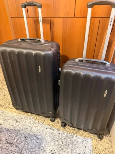 Kit 2 malas rígidas de viagem