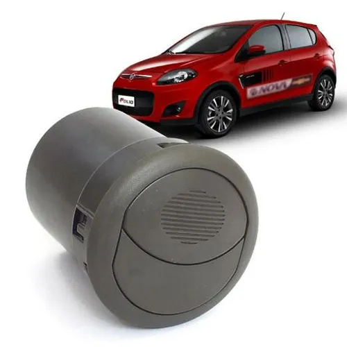 Difusor de Ar Lateral central Novo Palio g 5 2012 Doblo Cinza escuro valor unitário