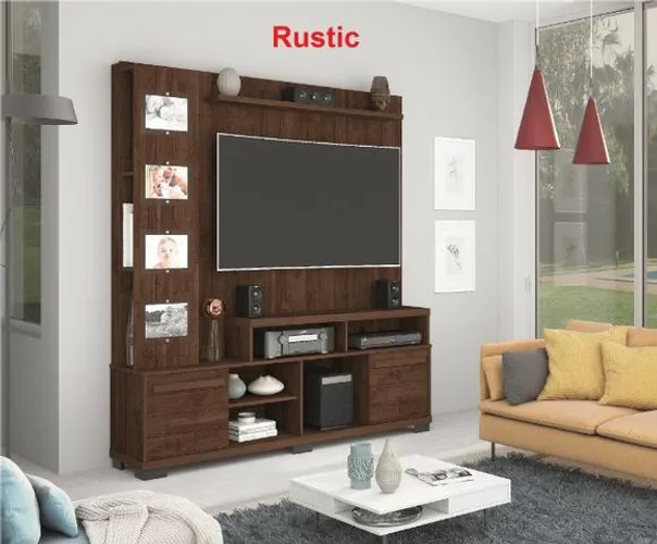 Moderna Estante Cairo p/ TV até 57 = Frete + montagem!