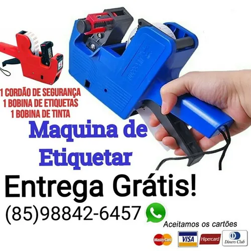 Equipamento de preço. Grátis bobina de tinta e etiquetas. 