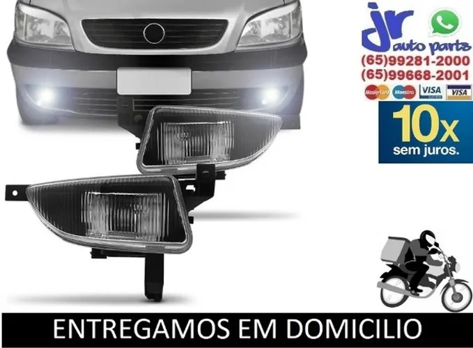 Par Farol de Milha Zafira 99 00 01 02 03 04 Neblina Auxiliar