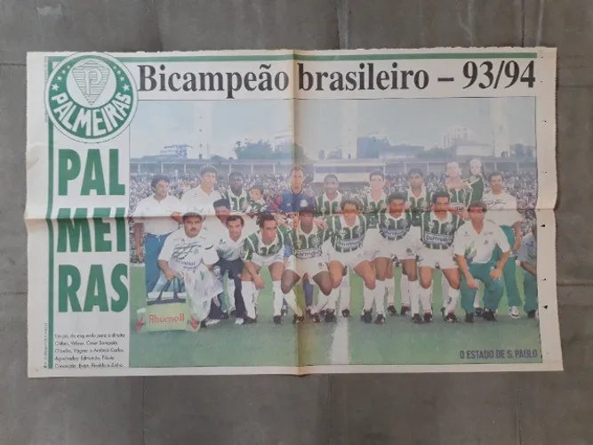 Pôster Palmeiras Bicampeão 1993-1994