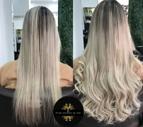 Telas para mega hair fixo de cabelo bio humano.