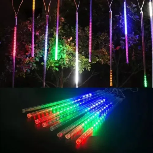 Cascata Bastão 8 Tubo Meteoro Bivolt