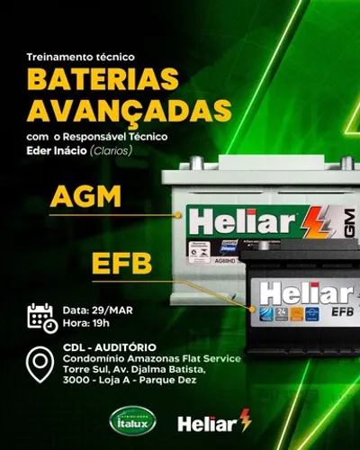 Mega Promoção Bateria Heliar EFB 72 ah !!! Toró e Renegade 