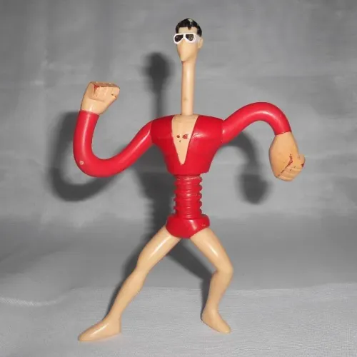 Boneco Homem Elástico que estica o pescoço DC Comics McD 2011 coleção McDonald's