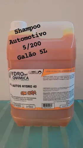 SHAMPOO COM CERA, LAVA AUTOS 
