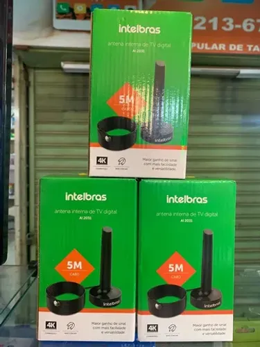 Antena TV Digital 5m Intelbras 