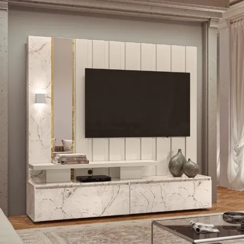 sala home teather rack painel 