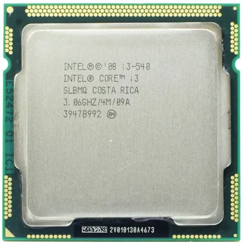 Processador Intel Core i3-540 (cache de 4 M, 3,06 GHz) LGA1156