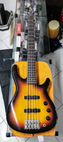 Baixo Fender MB-5 Ano 1996 5 Cordas - Made in Japan