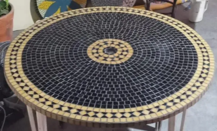 Tampo de mesa, Ombrelone, mosaico