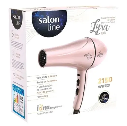 Secador Lyra Gold - Salon Line 