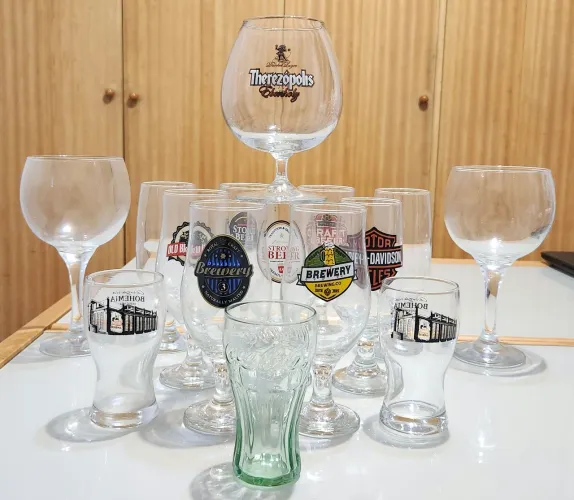 Conjunto de 15 copos para cerveja, drink e gin