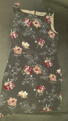 Vestidos novos, estilo Japonesa, alta costura, lindos! Marrom, vermelho e preto! FLORAL