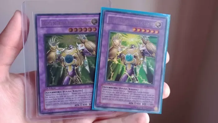 Yu-Gi-Oh! Gigante do Trovão, Heroi do Elemento Ultimate e Super Raro 1 Edição 2005