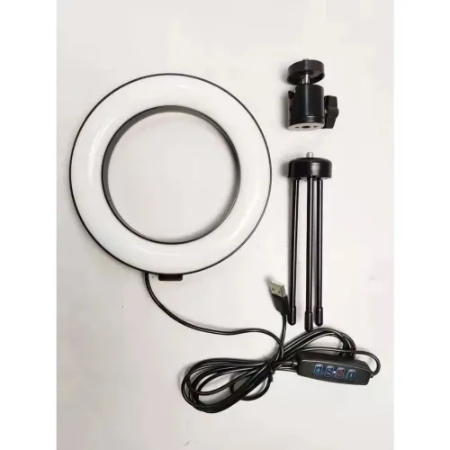 Ring Light Iluminador 16cm ou 6 polegadas com mini tripe, promoção