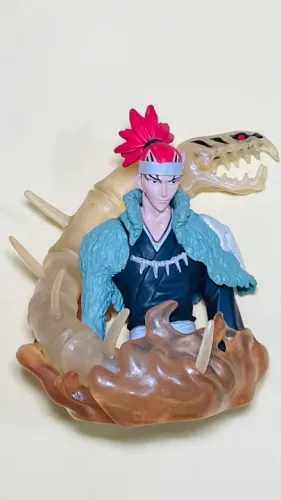 Bleach Renji Abarai Bankai Version miniatura gacha capsule toy - altura 7 cm Anime Mangá