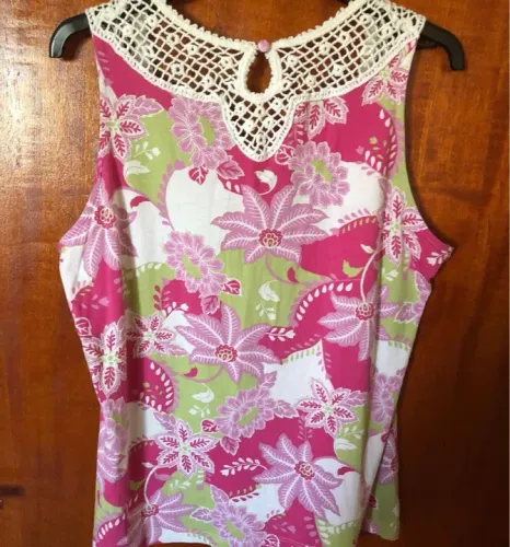 Blusa regata estampa floral
