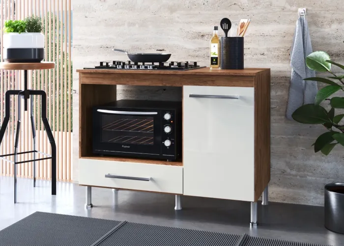 Balcão para Cooktop 105cm - Entrega Rápida