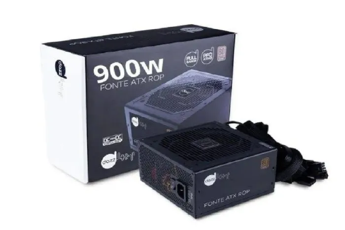 Fonte ATX Rop 900W Real 80 Plus Bronze Pfc Ativo Dazz (NOVO LACRADO)