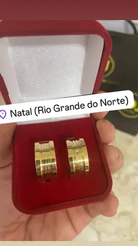 Par Alianças Bvlgari Moeda Antiga (Garantia Eterna)