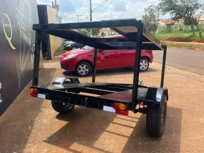 Carreta para 2 kart completa